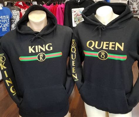 gucci king and queen hoodies|designer gucci sweatshirt.